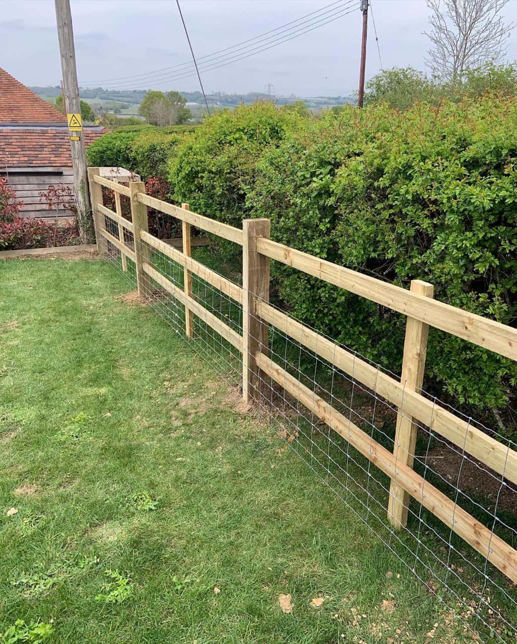 This is a photo of a picket fence and picket gate installed by Fast Fix Fencing Lakenheath